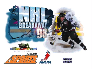 NHL Breakaway 98 (Europe) screen shot title